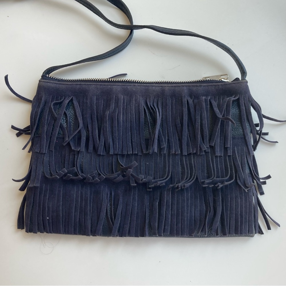 Fringe crossbody bag